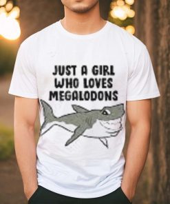 Elvira Just A Girl Who Loves Megalodons Shirts
