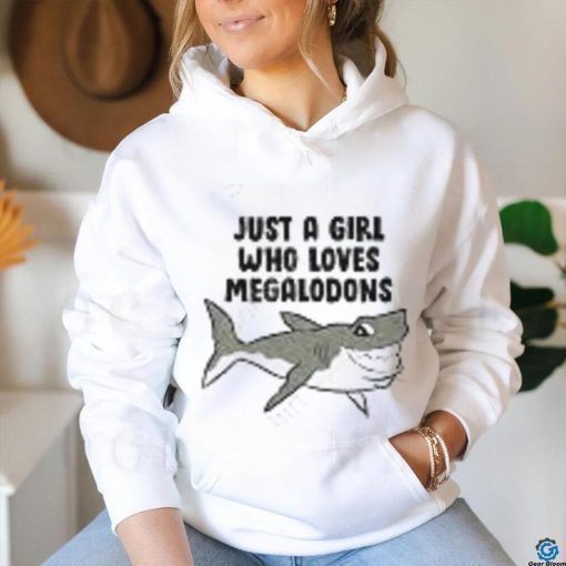 Elvira Just A Girl Who Loves Megalodons Shirts