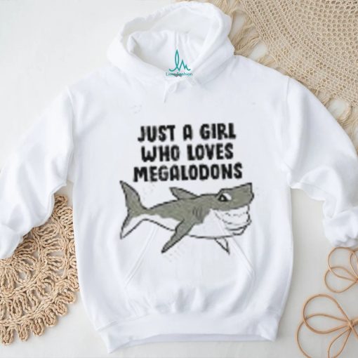 Elvira Just A Girl Who Loves Megalodons Shirts