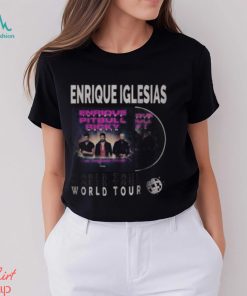 Enrique Iglesias World Tour 2023 Merch, Vintage Album The Trilogy Tour 2023 Tickets Tee, Enrique Iglesias Pitbull Ricky Martin T Shirt