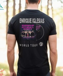 Enrique Iglesias World Tour 2023 Merch, Vintage Album The Trilogy Tour 2023 Tickets Tee, Enrique Iglesias Pitbull Ricky Martin T Shirt