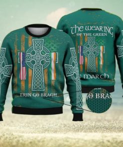 Erin Go Bragh 3D Ugly Sweater Christmas Gift Sweater, Irish Gift 3D Ugly Sweater Christmas Gift Sweater