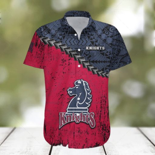 Fairleigh Dickinson Knights 3D Hawaiian Shirt Grunge Polynesian TattooNCAA Summer Beach For Fans Gift hawaiian shirt