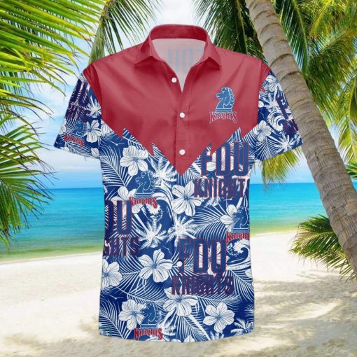 Fairleigh Dickinson Knights 3D Hawaiian Shirt Tropical Seamless NCAA Summer Beach hawaiian shirt