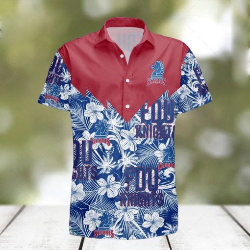 Fairleigh Dickinson Knights 3D Hawaiian Shirt Tropical Seamless NCAA Summer Beach hawaiian shirt