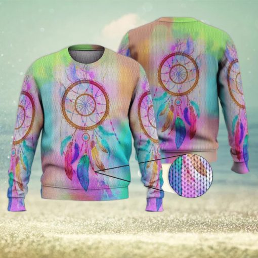 Fancy Colorful Dream Catcher 3D Printed Shirts 3D Ugly Sweater Christmas Gift Sweater