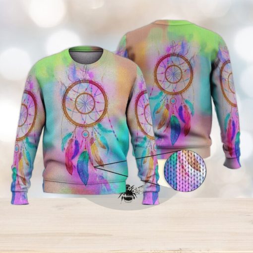 Fancy Colorful Dream Catcher 3D Printed Shirts 3D Ugly Sweater Christmas Gift Sweater