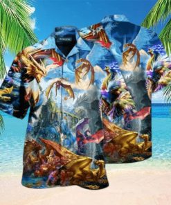 Fantasy Dragon World Aloha Hawaiian Shirts