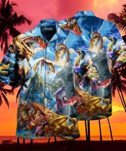 Fantasy Dragon World Aloha Hawaiian Shirts