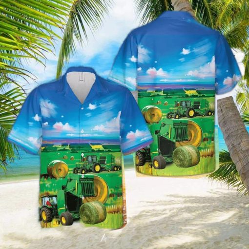 Farm Round Baler Hawaiian Shirt