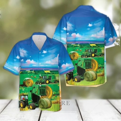 Farm Round Baler Hawaiian Shirt