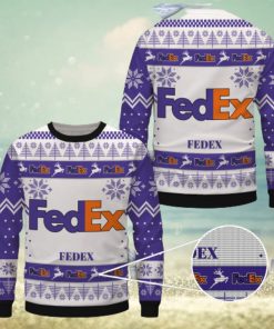 Fedex White Merry Christmas Ugly Sweater