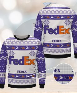 Fedex White Merry Christmas Ugly Sweater