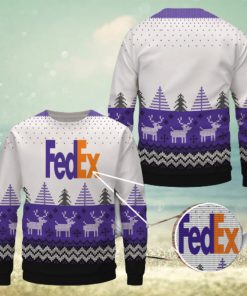 Fedex Wool Merry Christmas Ugly Sweater