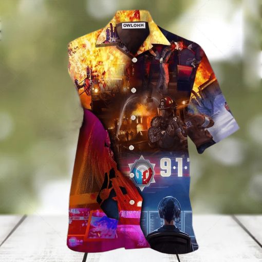 Firefighter 911 So Important Limited Edition Hawaiian Shirt