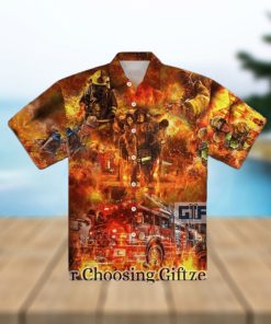 Firefighter Hawaiian Shirt