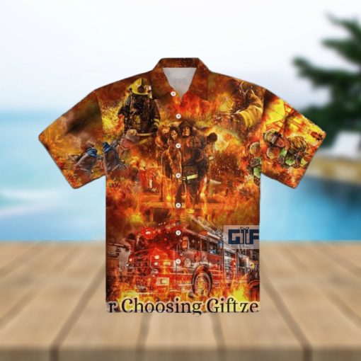 Firefighter Hawaiian Shirt