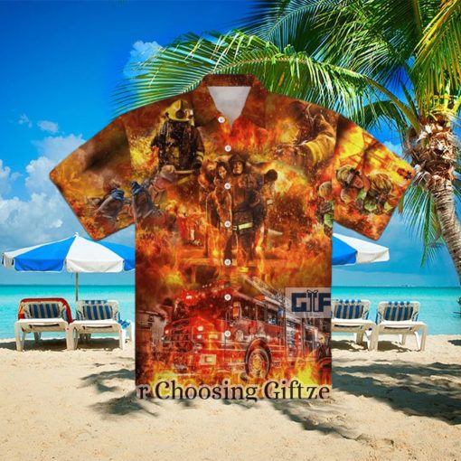 Firefighter Hawaiian Shirt