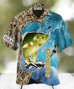 Fishing Crappie Fishing I'm So Happy Personalized Hawaiian Shirt - Limotees