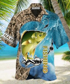 Fishing Crappie Fishing I’m So Happy Personalized Hawaiian Shirt