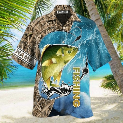 Fishing Crappie Fishing I’m So Happy Personalized Hawaiian Shirt