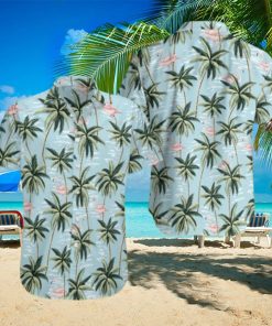 Flamingo And Palm Tree Hawaiian Shirt Hawaiian Shirt For Men Hawaiian Shirt For Women Hw4451 hawaiian shirt