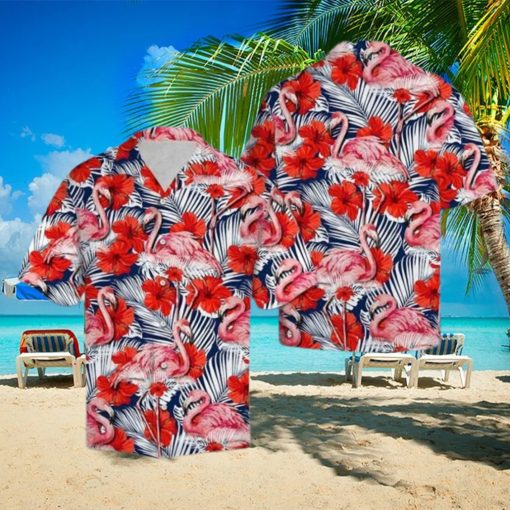 Flamingo Hibiscus Flower Hawaiian Shirt Unisex Adult Hw5505 hawaiian shirt