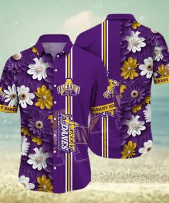 Floral Aloha NCAA Albany Great Danes Hawaiian Shirt Beach Vacation Gift