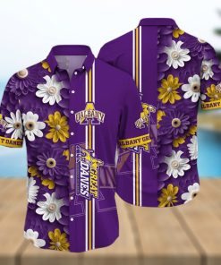 Floral Aloha NCAA Albany Great Danes Hawaiian Shirt Beach Vacation Gift