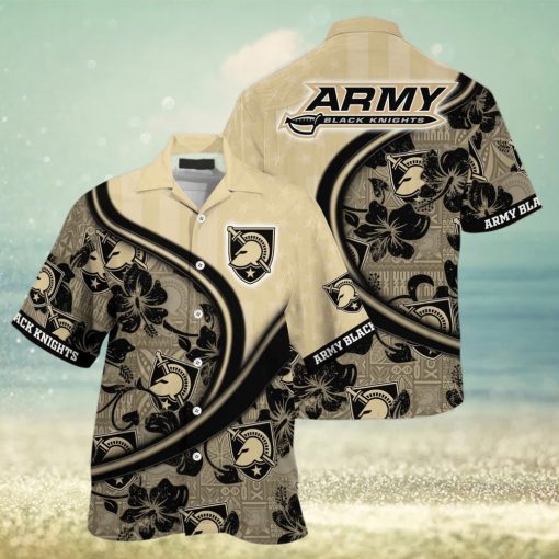 Floral Aloha NCAA Army Black Knights Hawaiian Shirt Custom Name Trendy Summer Gift