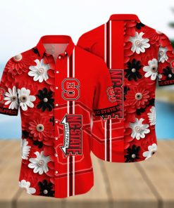 Floral Aloha NCAA NC State Wolfpack Hawaiian Shirt Practical Beach Gift