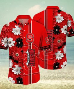 Floral Aloha NCAA NC State Wolfpack Hawaiian Shirt Practical Beach Gift