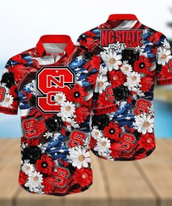 Floral Aloha NCAA NC State Wolfpack Hawaiian Shirt