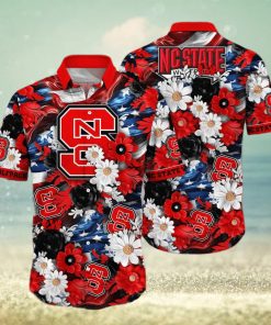 Floral Aloha NCAA NC State Wolfpack Hawaiian Shirt