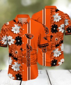 Floral Aloha NCAA Oregon State Beavers Hawaiian Shirt Gift For Beach Vacation