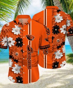 Floral Aloha NCAA Oregon State Beavers Hawaiian Shirt Gift For Beach Vacation