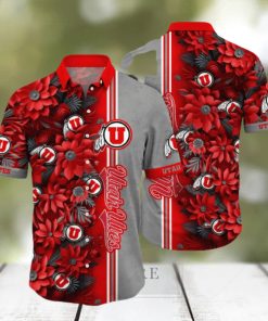 Floral Aloha NCAA Utah Utes Hawaiian Shirt