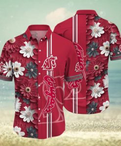 Floral Aloha NCAA Washington State Cougars Hawaiian Shirt Beach Gift For Him