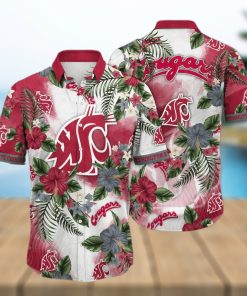 Floral Aloha NCAA Washington State Cougars Hawaiian Shirt Best Beach Gift