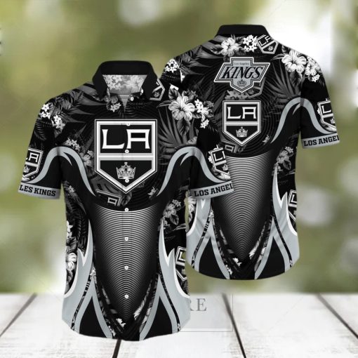 Floral Aloha NHL Los Angeles Kings Hawaiian Shirt