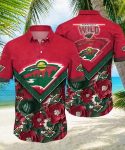 Floral Aloha NHL Minnesota Wild Hawaiian Shirt