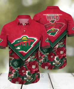 Floral Aloha NHL Minnesota Wild Hawaiian Shirt