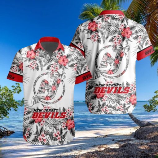 Floral Aloha New Jersey Devils Hawaiian Shirt