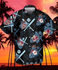 Floral Baseball Tropical Vibe Hawaiian Aloha Shirts