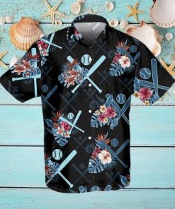 Floral Baseball Tropical Vibe Hawaiian Aloha Shirts