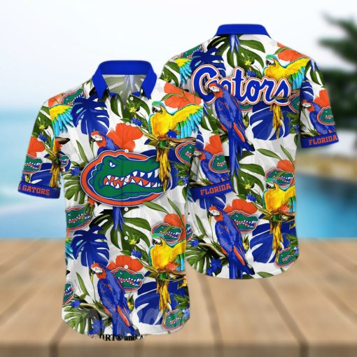 Florida Gators NCAA Floral Full Printing Unisex Hawaiian Shirt