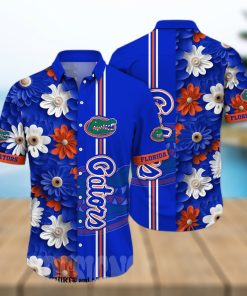 Florida Gators NCAA Flower 3D Hawaiian Shirt