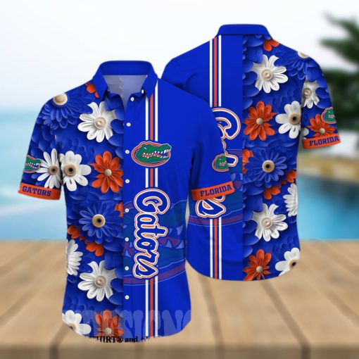 Florida Gators NCAA Flower 3D Hawaiian Shirt