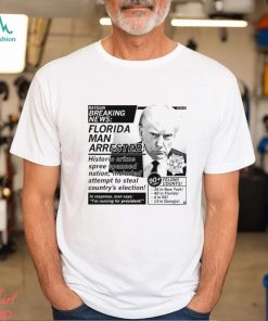 Florida Man Arrested Trump Mug Shot