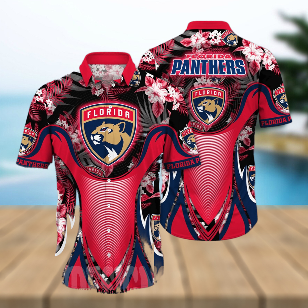 Florida Panthers NHL Flower Tropical Hawaiian Shirt And Short